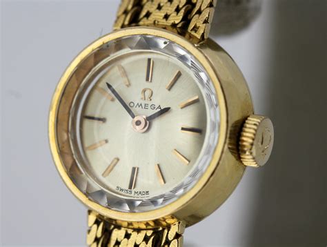 omega gold ladies watch 1960s|vintage omega watches 1960s gold.